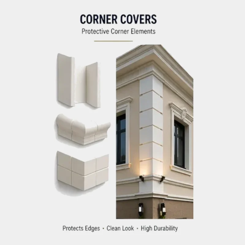 Levant corner covers decorative EPS facade elements for clean edges and architectural finishing
