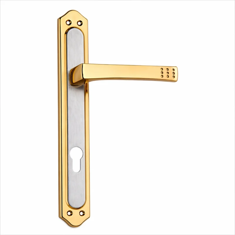 Efem modern door handle with premium finish for interior and exterior doors
