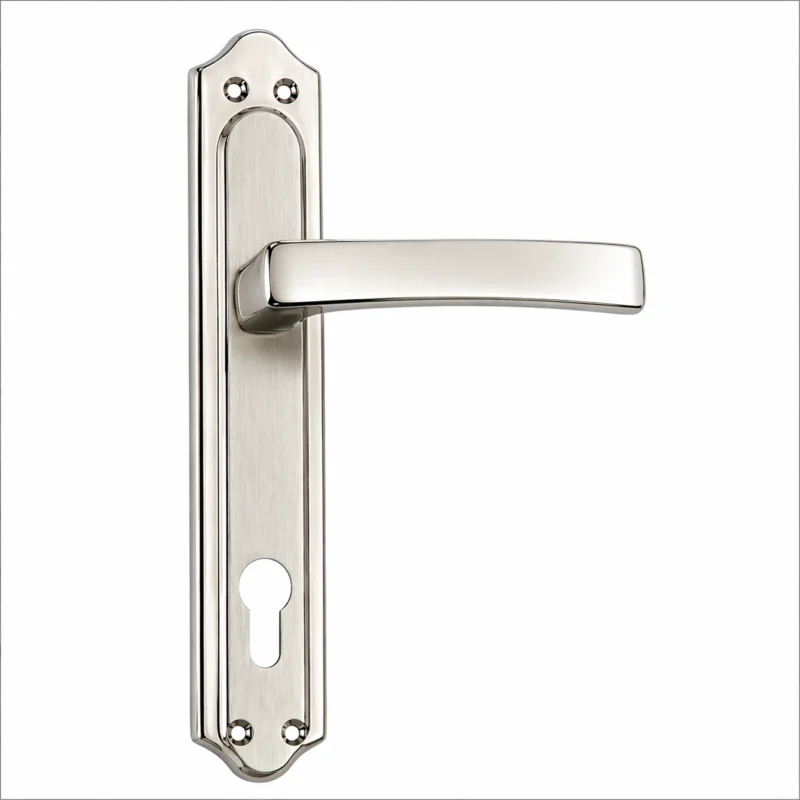 Hilal Inox stainless steel door handle with modern design for interior and exterior doors