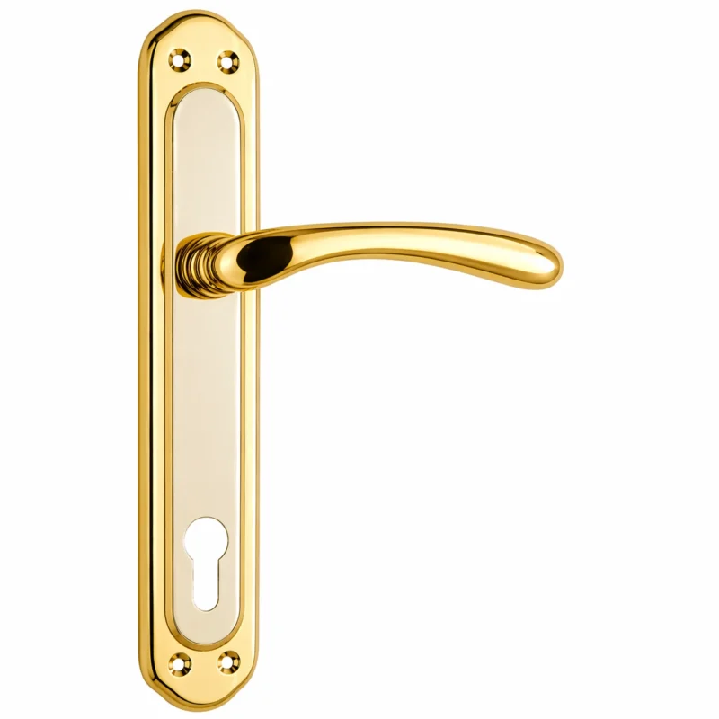 Kumru modern door handle with premium finish for interior and exterior doors