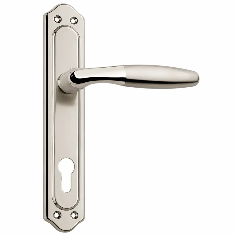 Lara Inox stainless steel door handle with modern design for interior and exterior doors