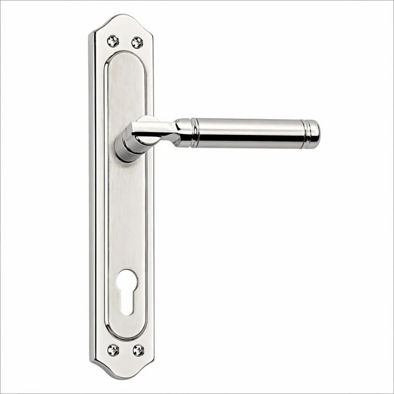 Verda Inox stainless steel door handle with elegant modern lever